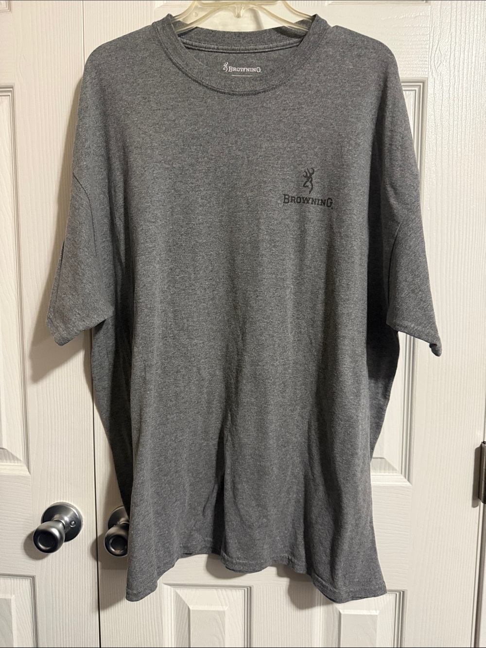 Browning Men's Short Sleeve Crew Neck T-Shirt - Gray Heather